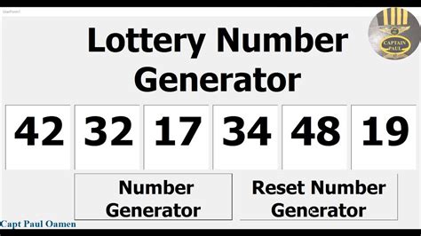 monday gold lotto number generator.